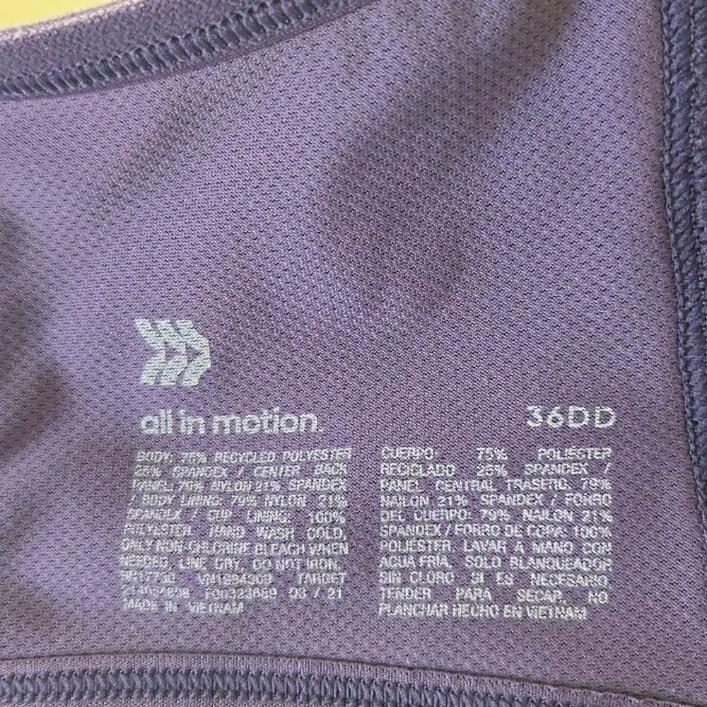 All In Motion Sports Bra - Picture 8 of 8